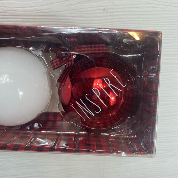 Rae Dunn Teacher Christmas Ornaments Set of 3 - Picture 5 of 7